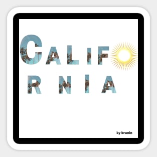 california i love this city Sticker